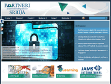 Tablet Screenshot of partners-serbia.org